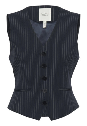 #rikkepwwaistcoatdarknavypinstripe