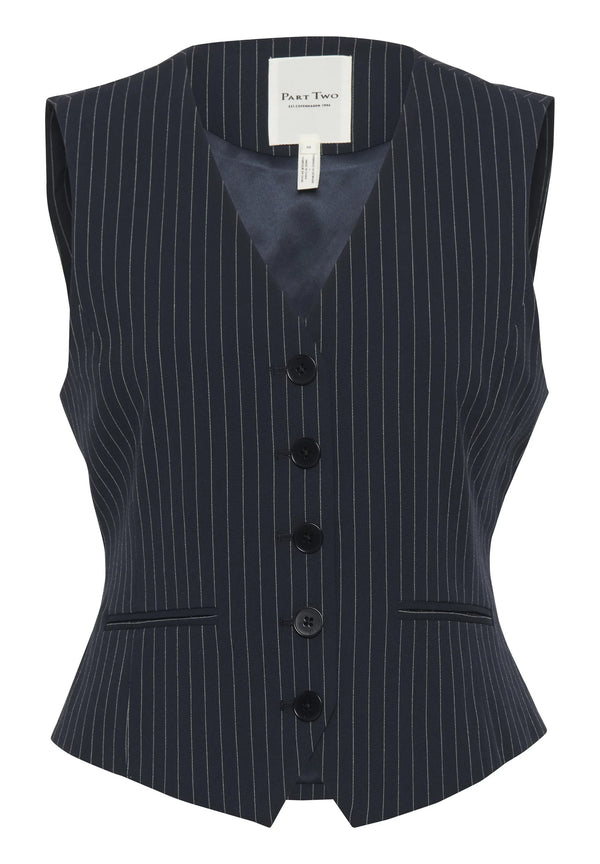 #rikkepwwaistcoatdarknavypinstripe