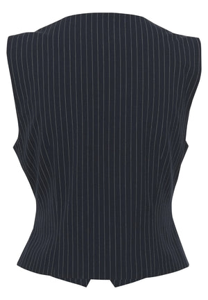 #rikkepwwaistcoatdarknavypinstripe