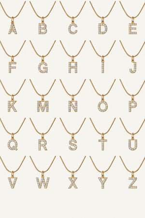 Initial Letter Necklace