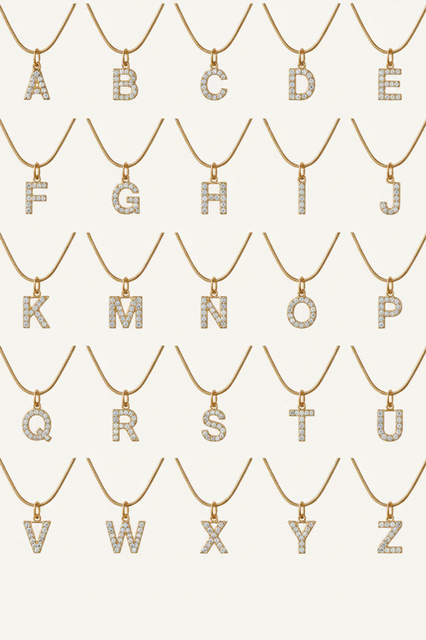 Initial Letter Necklace