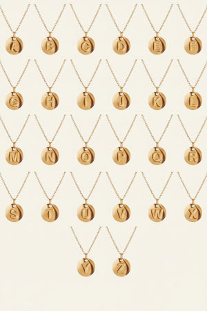 Minimalist Initial Letter Necklace
